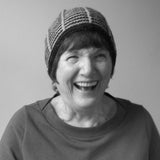 Beautiful Black & Beige Knitted Hat, By Jo's Knits - Parade Handmade