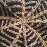 Beautiful Black & Beige Knitted Hat, By Jo's Knits - Parade Handmade