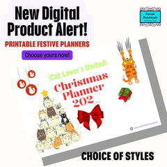 New Product Launch: Digital Download Printable Festive Planners