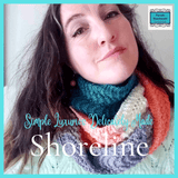 Stunning Crocheted, Multi-coloured Scarf, By Shoreline - Parade Handmade