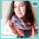 Stunning Crocheted, Multi-coloured Scarf, By Shoreline - Parade Handmade