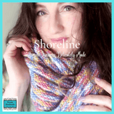 Hand Knit, Twisted, Multi-coloured Scarf - By Shoreline - Parade Handmade