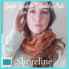 Cowl Scarf in Orange by Shoreline