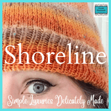 Colourful Beanie Hat in Lilac or Orange Stripes by Shoreline