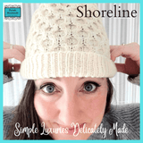 Cute Aran Beanie by Shoreline - Parade Handmade