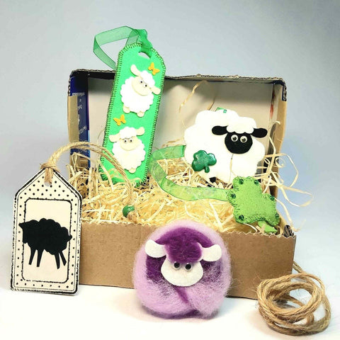 Sheep Bookmark 3 Piece Gift Set - recycled box inside out -  by Ditsy Designs - Parade Handmade