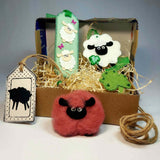 Sheep Bookmark 3 Piece Gift Set - recycled box inside out -  by Ditsy Designs - Parade Handmade
