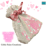 Sparkling sequinned jewellery pouch by Celtic Fairy Creations - Parade Handmade
