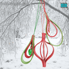 Leather Christmas Tree Decorations By Celtic Fairy Creations