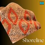 Side view of textured wool beanies showing soft horizontal knit pattern and muted earthy tones - Parade Handmade