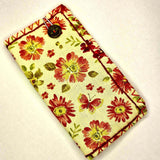 Pretty Handstitched Floral Pouch Phone Holder Lined - Parade Handmade