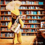 Miniature mouse keepsake called Theo the Librarian - Ditsy Designs