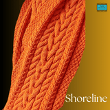 Orange Crossover Infinity Long Aran Scarf - Parade Handmade