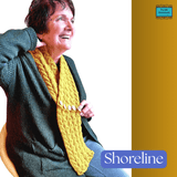 Crossover Cable Aran Scarf in Deep Mustard by Shoreline - Parade Handmade