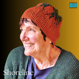 Natural Style Hand Knit Beanie Hat in Rust and Varied Greens