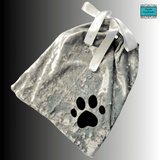 Crushed Velvet Paw Print Bag from Parade - Parade Handmade