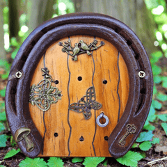 Magical Horseshoe Fairy Doors by Liffey Forge
