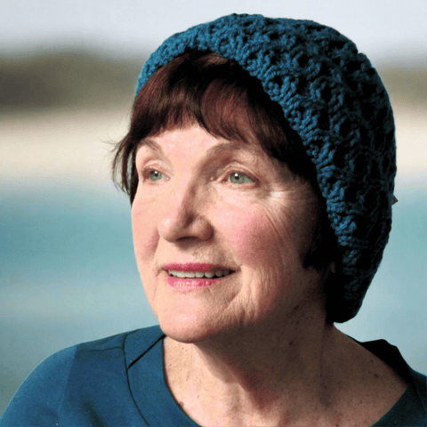 Rich Woolen Handknit Aran Hat In Teal Blue/Green, By Jo's Knits - Parade Handmade