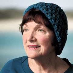 Rich Woolen Handknit Aran Hat In Teal Green, By Jo's Knits