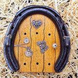 Magical Horseshoe Fairy Door Keyrack with Heart Butterfly and Fairy   by Liffey Forge - Parade Handmade