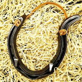 Lucky Horseshoe Keyrack - Bronze coloured with two Hooks by Liffey Forge - Parade Handmade