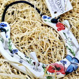 Lucky Horseshoe Keyrack - Cornflowers, Poppies, Butterfly and Ladybird by Liffey Forge - Parade Handmade