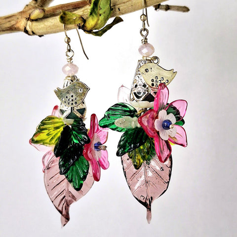 Statement Blooming Boho Earrings by Lapanda Designs - Parade Handmade