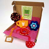 New letterbox posting friendly Christmas Tree Decorations and bookmark Gift Set packaging - Parade Handmade