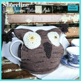 Hand-Knitted Owl Tea Cosy - In Pink or Brown 30% Wool 1-2Ltr Teapot  by Shoreline - Parade Handmade