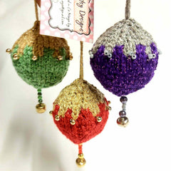 Bauble Christmas Tree Decorations, Handmade By Ditsy Designs