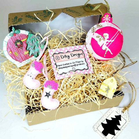 Christmas Decoration 4 piece Special Value Gift Set by Ditsy Designs - Parade Handmade