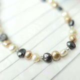 Mixed Pearl Bracelet with Crystal and Flower Detail by Lapanda Designs - Parade Handmade
