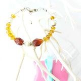 Pearl and Amber Bracelet by Lapanda Designs - Parade Handmade