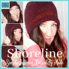 Rich Wine and Plum Woolen Hat, by Shoreline