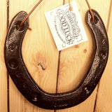 Love Heart Decorated Lucky Horseshoe 14 x 13cm in Black by Liffey Forge - Parade Handmade