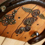 Steampunk Horseshoe Fairy Door, 12 cm x14 cm with Mouse, Key and Fact Sheet, by Liffey Forge - Parade Handmade