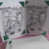 St Patrick's Day Card - Mr Gnome the Hawker 2 x A5 Handmade Greeting Card and Envelopes - Parade Handmade