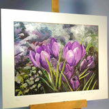 'Crocuses', Limited Edition Giclée Print, By Nuala Brett-King - Parade Handmade