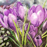 'Crocuses', Limited Edition Giclée Print, By Nuala Brett-King - Parade Handmade