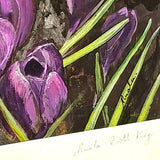 'Crocuses', Limited Edition Giclée Print, By Nuala Brett-King - Parade Handmade