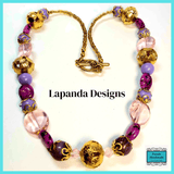 Vibrant ly Coloured Bollywood Style Necklace by Lapanda Designs - Parade Handmade