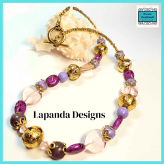 Vibrantly Coloured Bollywood Style Necklace by Lapanda Designs