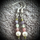 Amethyst & Pearl Necklace & Earrings Box Set, By Lapanda Designs - Parade Handmade