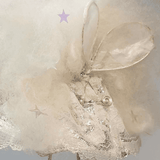 Angel Christmas Decoration with Pale White Cotton Lace - Parade Handmade Newport Mayo Ireland