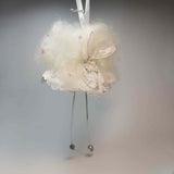Angel Christmas Decoration with Pale White Cotton Lace - Parade Handmade Co Mayo