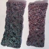 Aran Style Wrist Warmers in Multicolour - Small - by Bridie Murray Newport Ireland