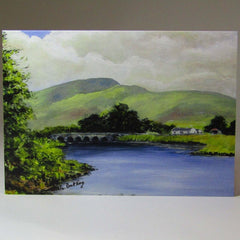 Art Card, 'Burrishoole Bridge, Newport, Co. Mayo', by Nuala Brett-King