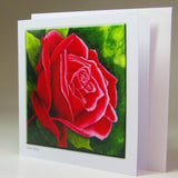 Art Card, 'Crimson Glory', by Nuala Brett-King - Parade Handmade