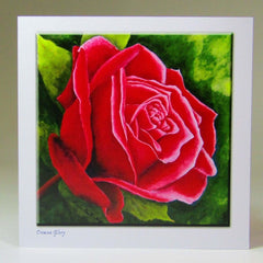 Art Card, 'Crimson Glory', by Nuala Brett-King