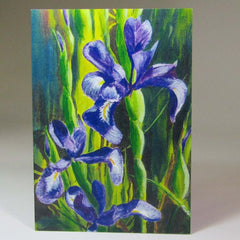 Art Card, 'Irises', by Nuala Brett-King